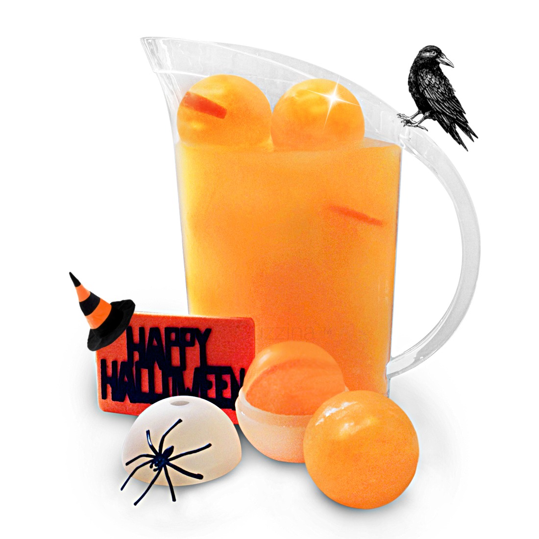 HALLOWEEN ORANGE PITCHER
